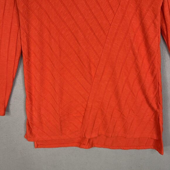 Maeve Anthropologie Sweater Womens Medium Orange Devine Tunic Top Minimal Cozy - Picture 3 of 14